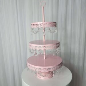 Pink Cake Stands